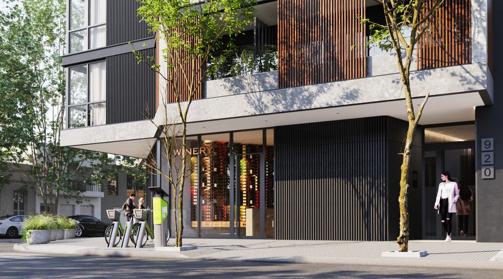 ON Thames · Thames 890 · Acceso peatonal y entrada principal